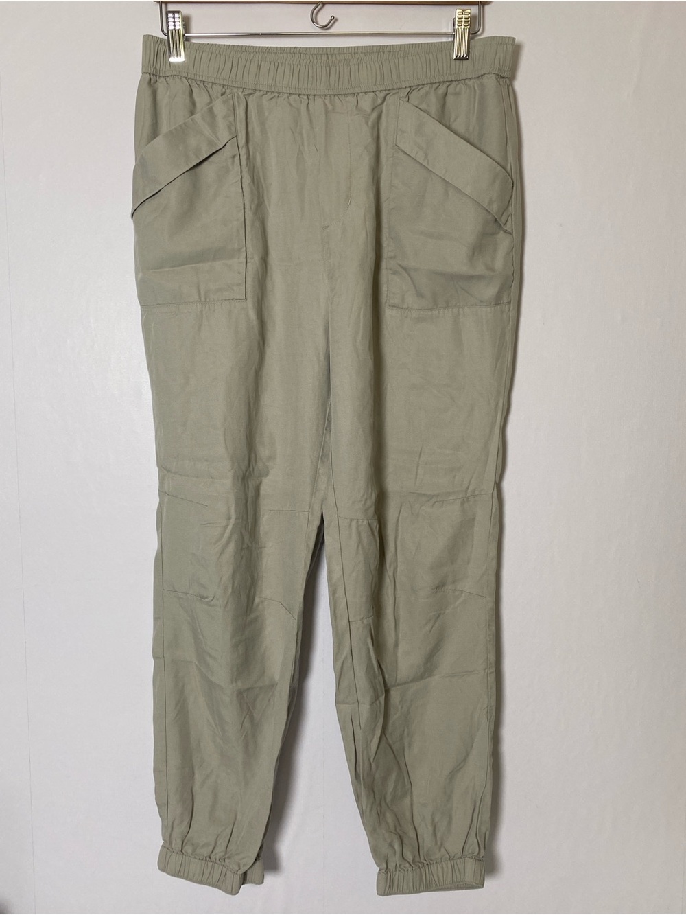 Vuori Trestles Linen Blend Twill Jogger Pant Medium Gray Relaxed Fit - Picture 2 of 10